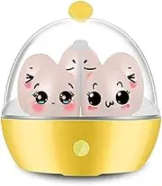 SHTFFW Egg Boiler, Space for Up to 5 Eggs Multi-Function Electric Steamer Home Prevent Dry Burning