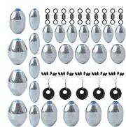 Lead Weights for Fishing - Sinkers for Bass Fishing | Creative Egg Shaped Weights Drop Casting for Freshwater Saltwater Bass Accessories
