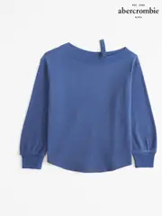 Abercrombie & Fitch Ballon Sleeve Longline Knitted Jumper (AL7426) | $32 - $35