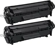 Ink Stop 2 Pack Compatible Toner Cartridge for HP Q2612A 12A for HP 1010 1012 1015 1018 1020 1022 3015 3020 3030 3050 3052 3055 1020 Plus 1022n 1022nw 3050z M1005 MFP M1300 MFP M1319f MFP