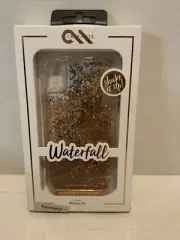 Waterfall Case Cover for Apple iPhone XR - Gold Glitter New ‼️