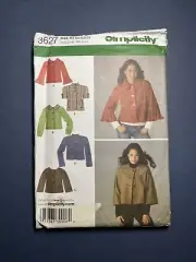 Simplicity Sewing Pattern 3627 Misses Jackets Size 6-14 * UNCUT *