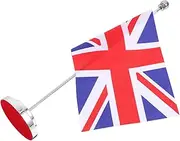 SEWACC Uk Desk Flag Mini British Table Flag Stand Base for International Decor