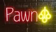 BRAND NEW "PAWN" w/LOGO 30x12x1 INCH LED FLEX WINDOW/WALL INDOOR SIGN 31213
