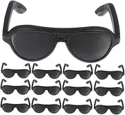 ibasenice 24pcs Sunglasses Mini Doll Eyeglasses for Mini Doll Costume Accessories Miniature Doll Eyeglasses Small Dolls Tiny Eyeglasses Mini Sunglasses Doll Eyewear Black