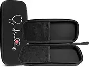 Hard Case for Classic III, Lightweight II S.E, Cardiology IV Diagnostic, MDF Acoustica Deluxe Stethoscopes, Protective Carrying Stethoscope Case