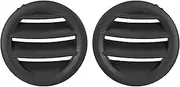 X AUTOHAUX 1 Pair Front Left Right Car Air Conditioning AC Air Vent for Mercedes-Benz C280 C200 C250 C350 C230 C63 for AMG Black