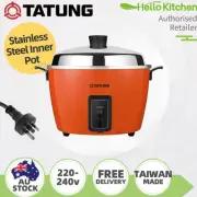 Tatung Multi-Functional Stainless Steel Pot Inner Pot Rice Cooker in Red