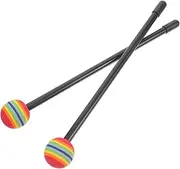 ERINGOGO 2 pcs Percussion Instrument Drumsticks Lightweight Music Mallets for Snare Bass Drums Comfortable Grip Durable Portable for Practice Performance