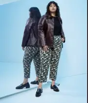 Rachel Comey x Target High Rise Ankle Jeans Olive Leopard Sz 20W/22W