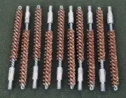 22 Cal Bronze Brush pack (10 Brushes). For rifle barrel cleaning.