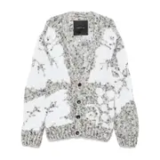 [Federico Cina] Federico Cina Grape Cardigan S GREY