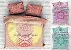 Ombre Mandala Twin Quilt Blanket Cover Bedding Indian Cotton Duvet Covers Throw