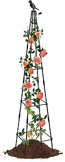 Trellis for Climbing Plants Outdoor - Zucchini Trellis | Garden Trellis for Climbing | Adjustable Height Metal Bird Head Support Growing Supplies for Flower Grape Bean Cucumber Growth for Gardens