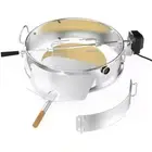Electric Rotisserie with Pizza Peel and Pizza Stone for Weber 22 In. Kettle Char