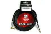 Carson 20' Guitar Cable Straight To Right AngLED Jacks Noiseless Cable