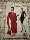 Vogue Sewing Pattern Women's Elegant DRESS 8563 Size 12-14-16 UNCUT FF