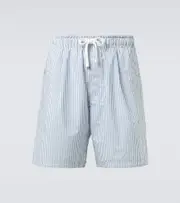 [Stone Island] Stone Island Marina striped Bermuda shorts 32 blue