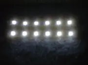 ALFA ROMEO LAND ROVER WHITE 12" 5050 SMD LED STRIPS TOTAL 24 LEDS 5050 SMD
