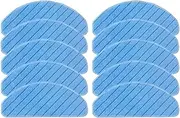 Washable Mop Cloth Pads ，Compatible for Ecovacs，Compatible for Deebot， Ozmo T8 AIVI T8 Max T8 T9 T9 AIVI T9 Max T9 Power N8 N9,Vacuum Cleaner(10pcs)