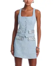 Aqua Tweed Vest - Exclusive