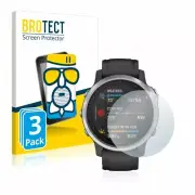 Garmin Fenix 6S , 3x BROTECT® AirGlass® MATTE Tempered Glass Screen Protector