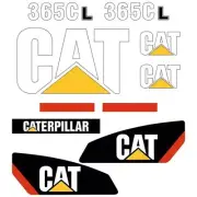 Decal Sticker Set CAT 365CL Digger Excavator Decal Set