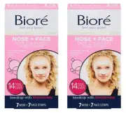 Biore Deep Cleansing Pore Strips Combo Pack, 14 strips (Pack of 2)