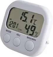 Indoor LCD Digital Thermometer Hygrometer Accurate Temperature and Humidity Monitor with Bracket for Home Use Ideal for Indoor Environments and