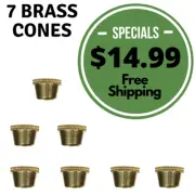 Brass cone piece metal smoking pipe brass cone piece stem metal pipe brass pipe