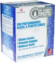LCD100 Lens Cleaning Towelettes 100 Towelettes in a Box (2 Boxes)