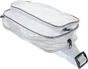 WHAMVOX PVC Tool Bag Clear Waist Bag Travel Storage Bag Belt Bag Outdoor Waist Bag Sports Bag Clear Bag Home Supplies Sports Moneybag Adjustable Belt PVC Bag Chest Bag Women Waist Bag