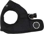 [Puppia] Soft Vest Dog Harness - Black - Medium