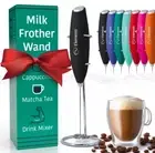 Elementi Milk Frother Wand & Drink Mixer - Coffee Frother Handheld - Keto