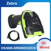 Zebra DS3608-SR00003VZCN 1D/2D Handheld Digital Barcode Scanner with USB Cable