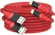 1M 2Pack USB a to Lightning Cable, Apple Mfi Certified, Fast Charging & Data