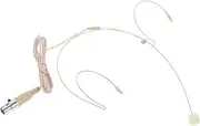 Generic Headworn Microphone with Omnidirectional Condenser Dual Ear Hook Design for Clear Voice Transmission for Tour Guides and Presenters Easy Compatibility with Devices