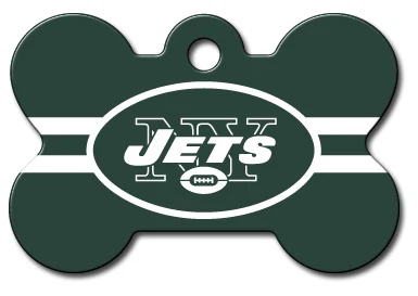 NFL Engraved New York Jets Pet ID Tags fast shipping