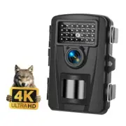 Trail Camera, 4K 48MP Game Cameras with Night Vision, No Glow 940nm IR LEDs,