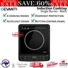 Devanti Electric Induction Cooktop Portable Cook Top Hot Plate Single Burner New