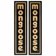 Mongoose - 1981-83 Fork Black Decal set - Old school bmx