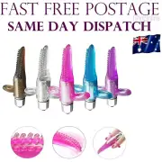 Vibrating Tongue Mini-Vibrator Waterproof Sex Toy Dildo Wand Silicone Bullet AU