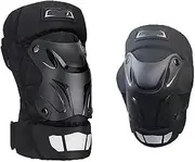 Motorcycle Knee Shin Guard Pads Motorcycle Knee Pads Short Motorbike Riding Protective Gear Anti-Fall Windproof Knee Four Seasons Universal Male Motocross Racing Knee Guards