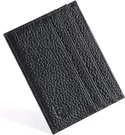 [URAQT] Genuine Leather Slim Wallet - Minimalist Front Pocket Wallet - Leather Money Clip Wallet Card Holders