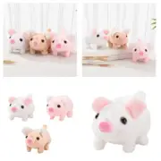 Plush Animal Toy Cute Oinking Walking Electric Pig Nose Twitching for Kids