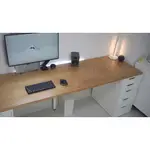 柚木實木桌板 210 X 62CM 厚2.6CM 可做雙人書桌 二手 狀況良好