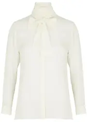 Khaite Tash Silk Blouse - Cream - 6 (UK10 / S) 6 (UK10 / S)