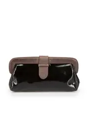 Black Patent Leather Clutch