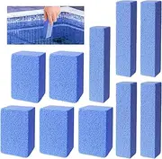 10 Pcs Pools Pumice Stone for Pool Cleaning Block Swimming Pumice Pool Tile Stone for Pools & Spa Tile, Grout & Concrete Cleaning Pumice Block Pool Clearning Supplies