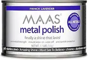 MAAS Metal Polish 1.1 Pound Can - Clean Shine and Polish Safe Protective Prevent Tarnish